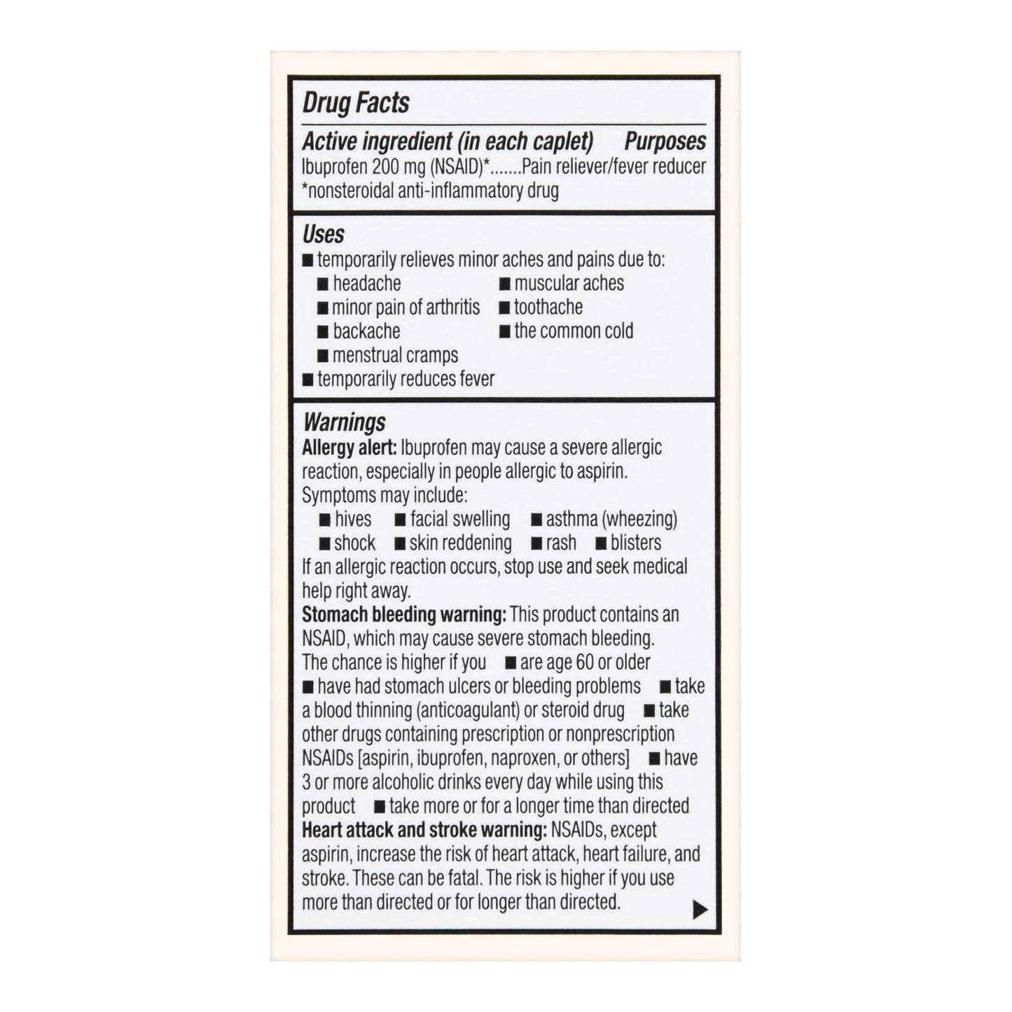 Ibuprofen 200mg (Advil®)
