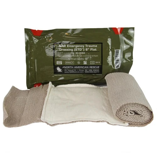 NAR Emergency Trauma Dressing (ETD™) 6” Flat