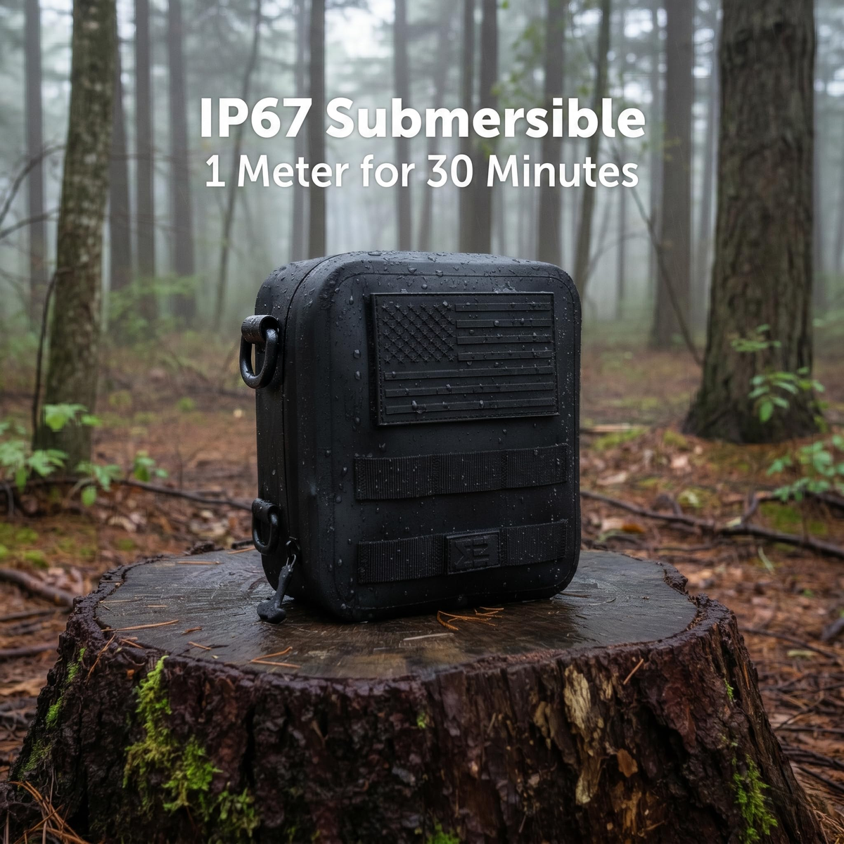 Large Waterproof Submersible Tactical MOLLE Pouch for Plate Carriers, Battle Belts, Rucks and Field Gear. Durable Thermoplastic Design is Compatible with Backpacks, Tactical Belts, Chest Rigs and More SealBags