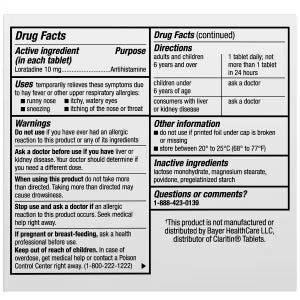 Loratadine 10mg (Claritin®)