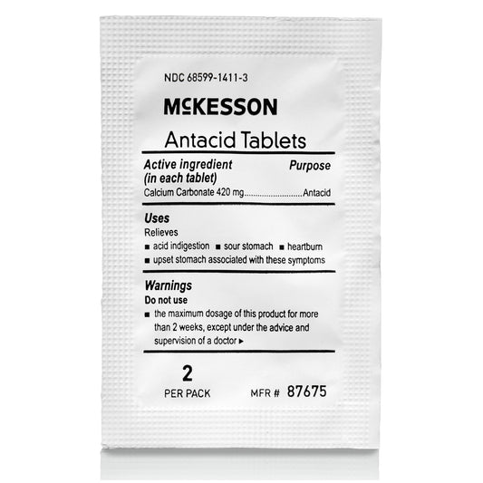 Calcium Carbonate Antacid 420mg (Tums®)