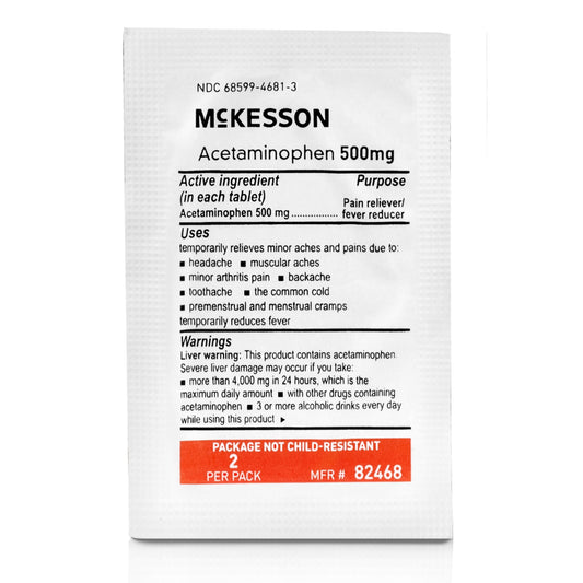 Acetaminophen 500mg (Tylenol®)