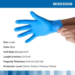 Nitrile Exam Gloves Large