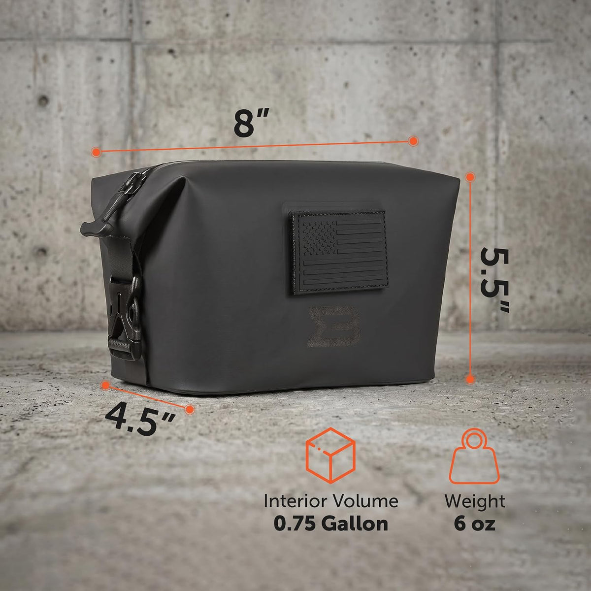 Waterproof Tactical EDC Pouch, IP67 First Aid Gear Bag SealBags