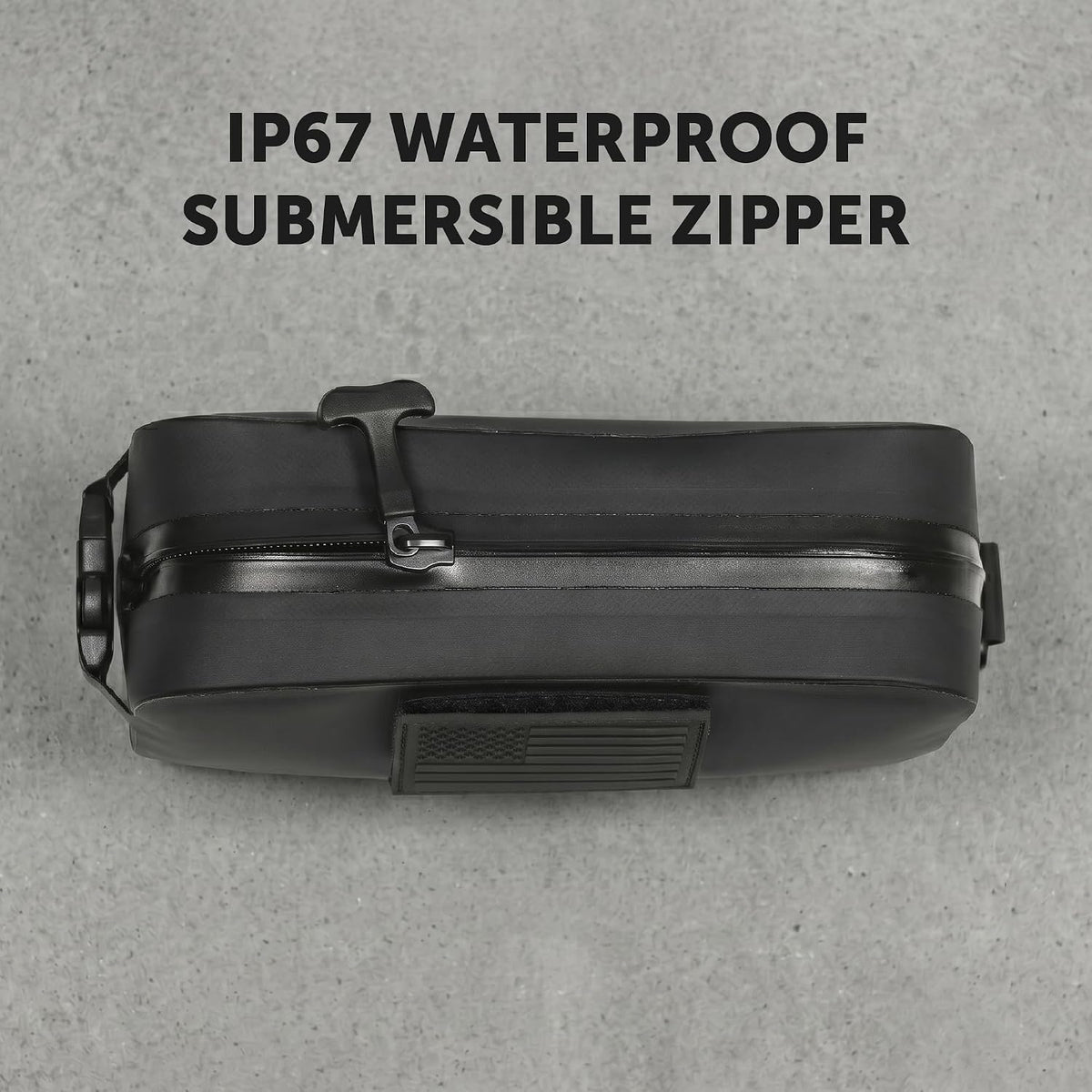 Waterproof Tactical Admin Pouch, IP67 Zipper Organizer for Electronics, Cables, Chargers, Travel Essentials and Everyday Carry SealBags