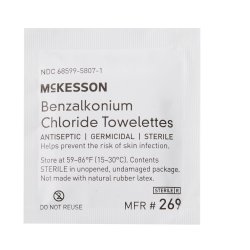 Benzalkonium Chloride Antiseptic Towelettes