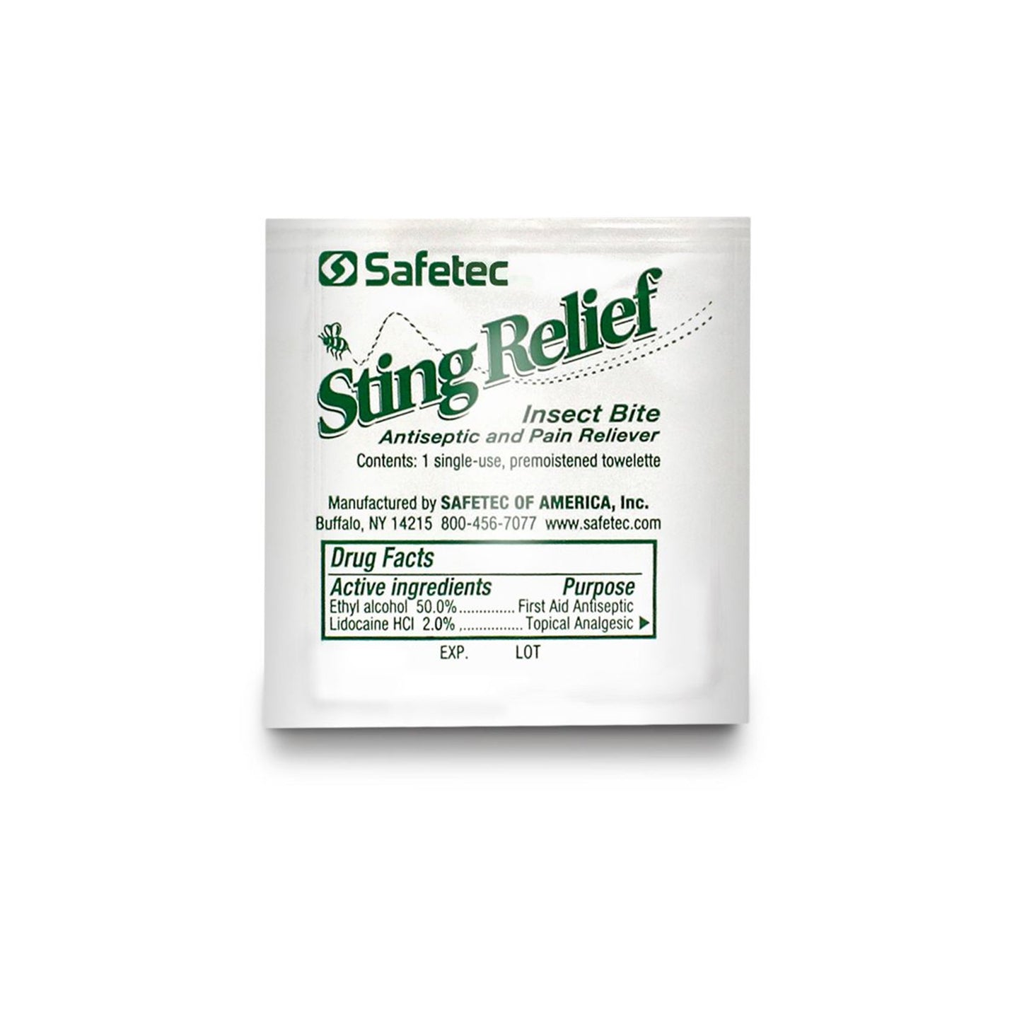 Sting & Bite Relief Towelette