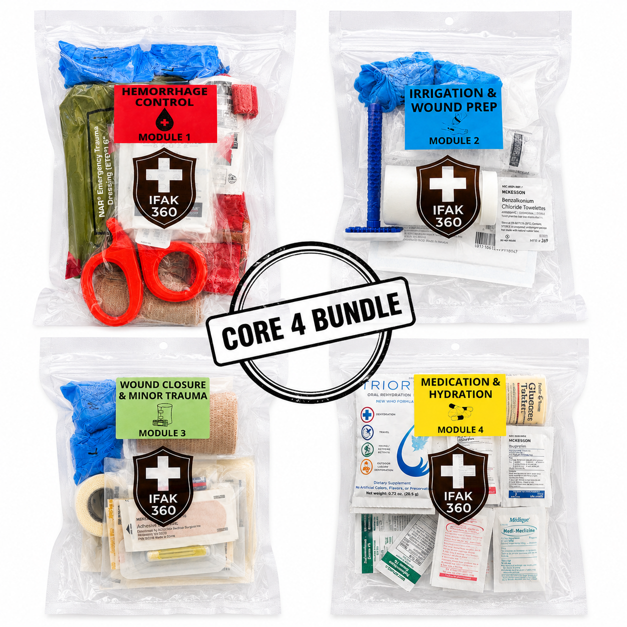 The Core 4 (Complete Trauma/Medical Kit) IFAK360