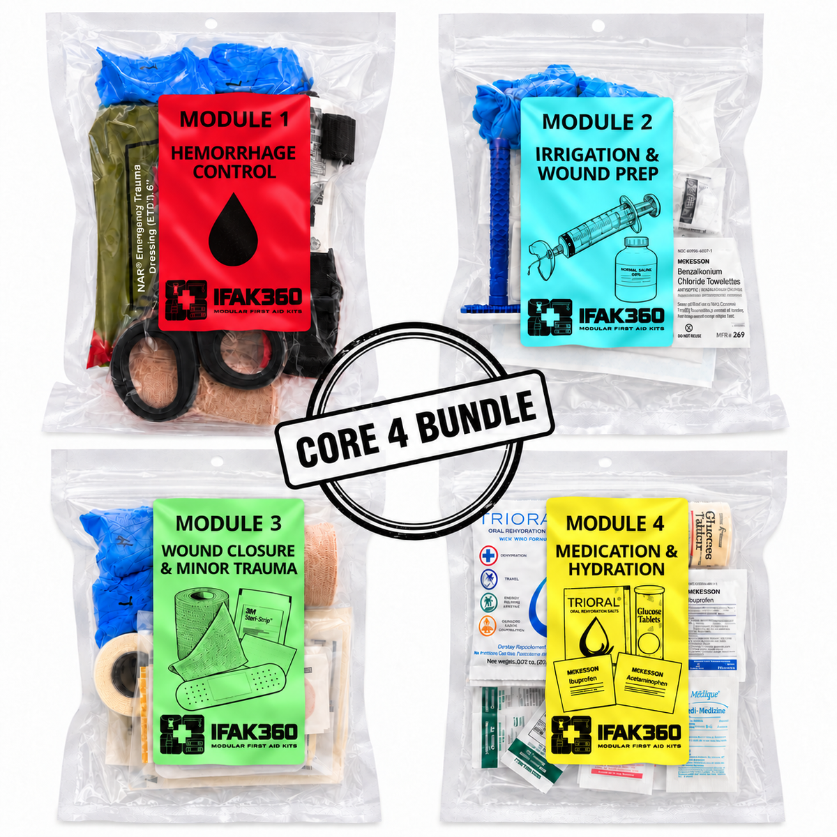 The Core 4 (Complete Trauma/Medical Kit) IFAK360