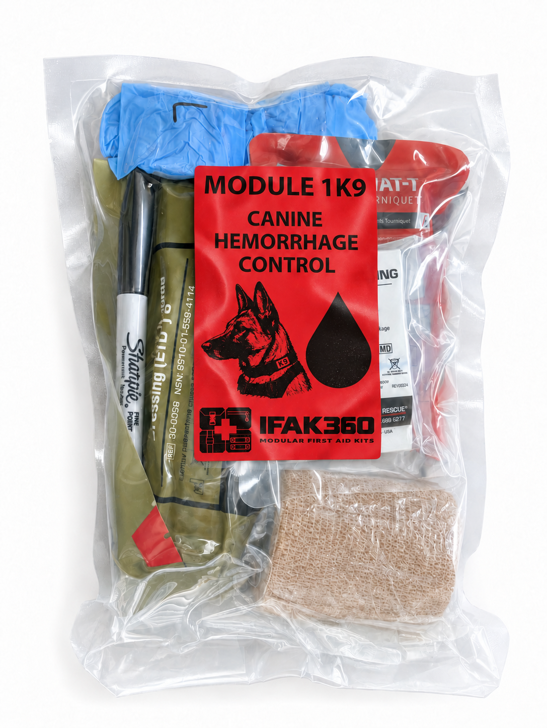 Module 1 K9 - Canine Hemorrhage Control Kit IFAK360