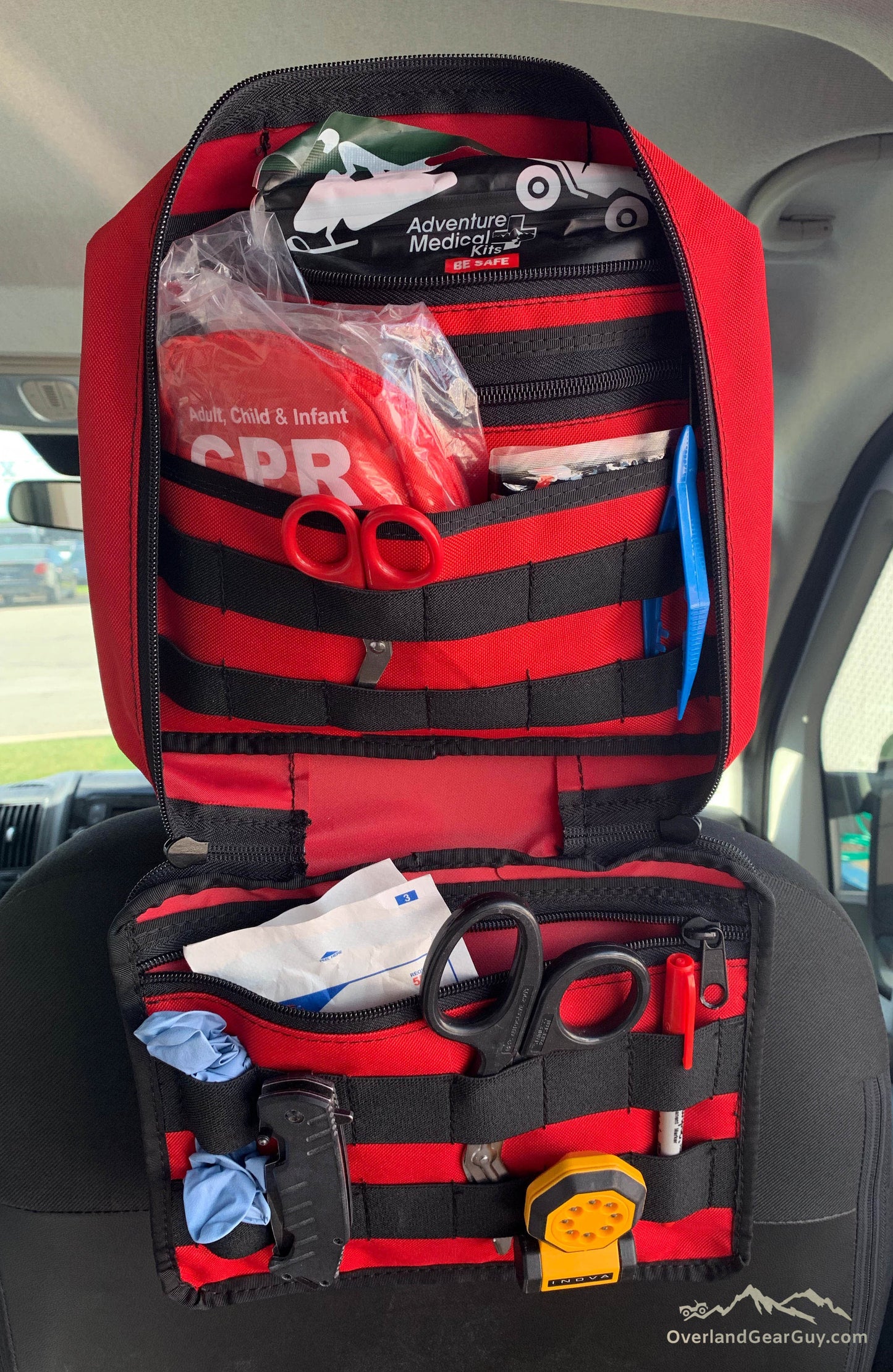 First Aid Kit Headrest Pouch - IFAK Overland Gear Guy