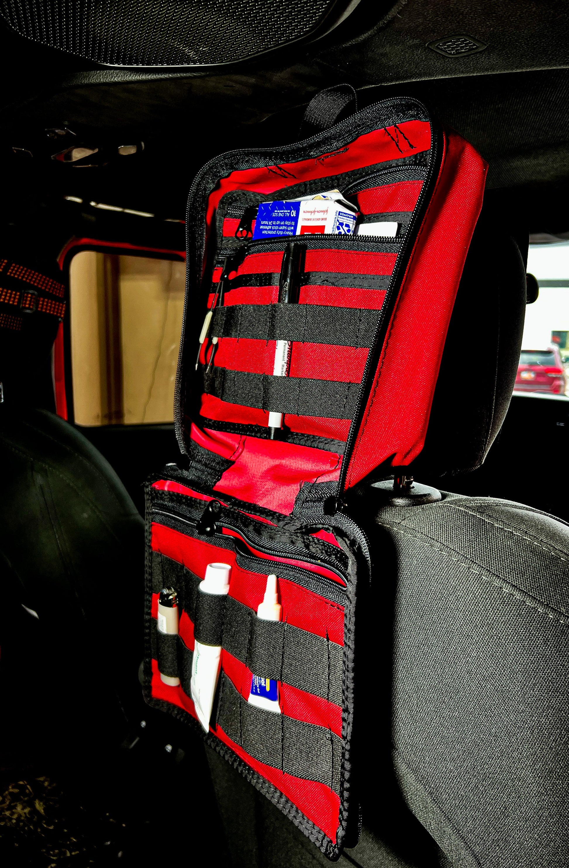 First Aid Kit Headrest Pouch - IFAK Overland Gear Guy