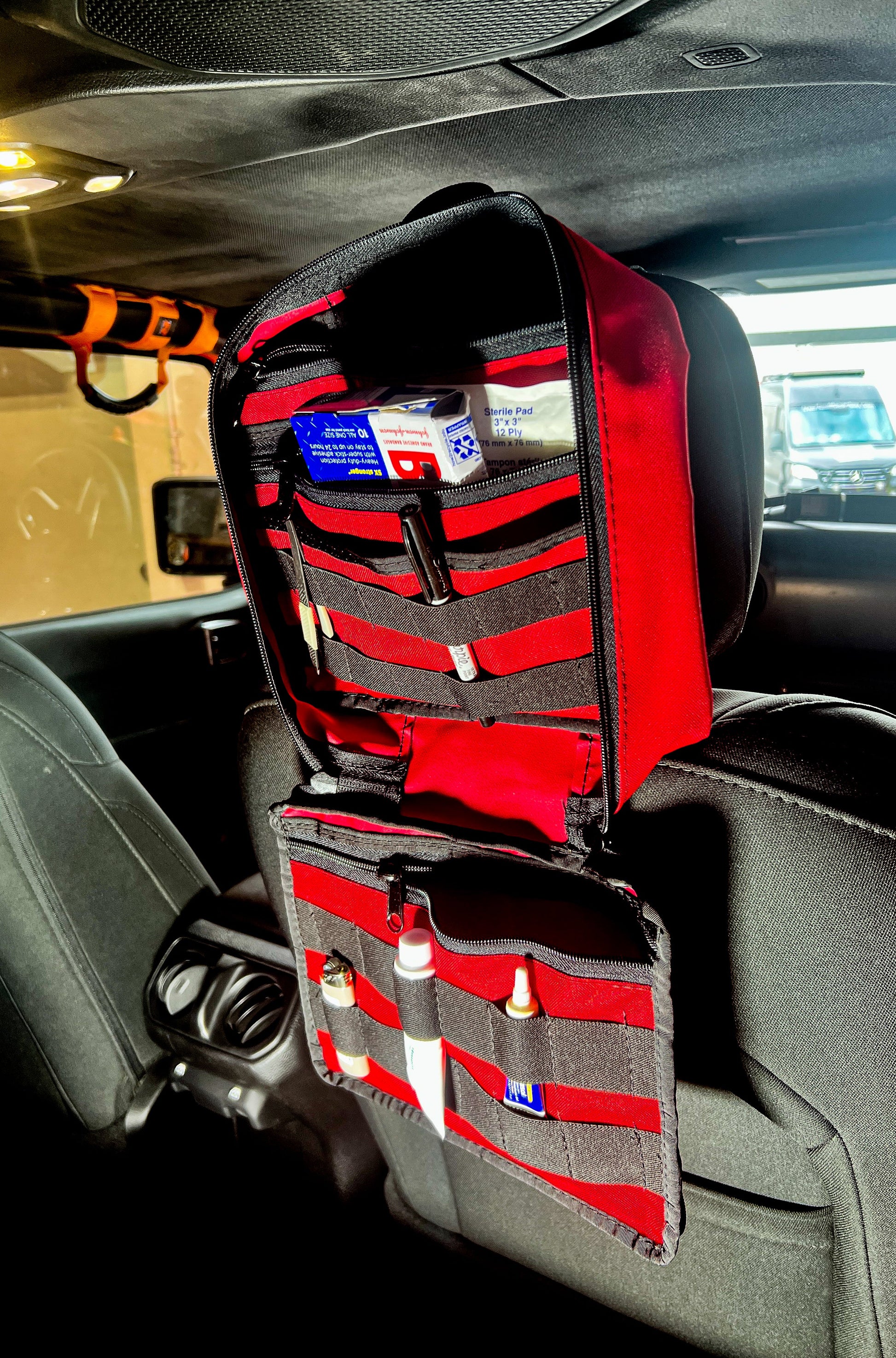 First Aid Kit Headrest Pouch - IFAK Overland Gear Guy