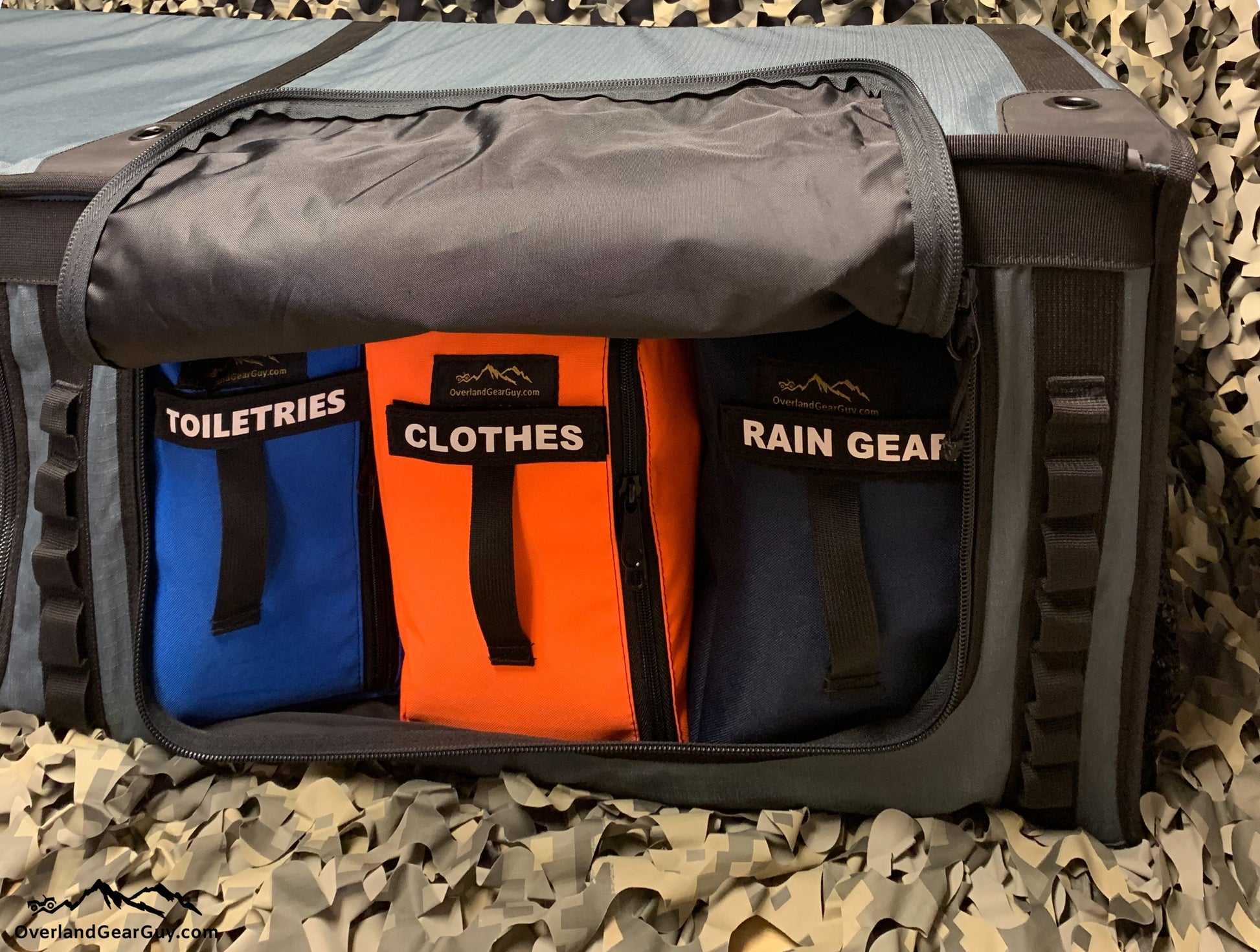 Van Overhead Storage Locker Divider Bags Overland Gear Guy