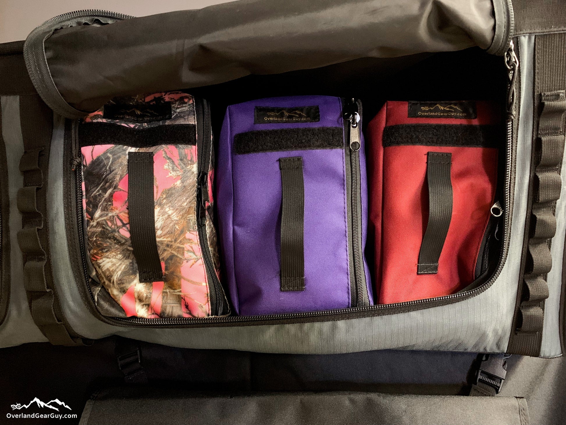 Overhead Cabinet Storage Divider Bags Overland Gear Guy