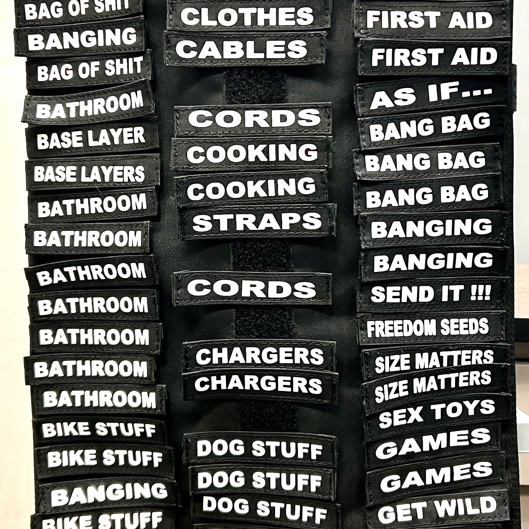 Custom Velcro Name Tags Overland Gear Guy