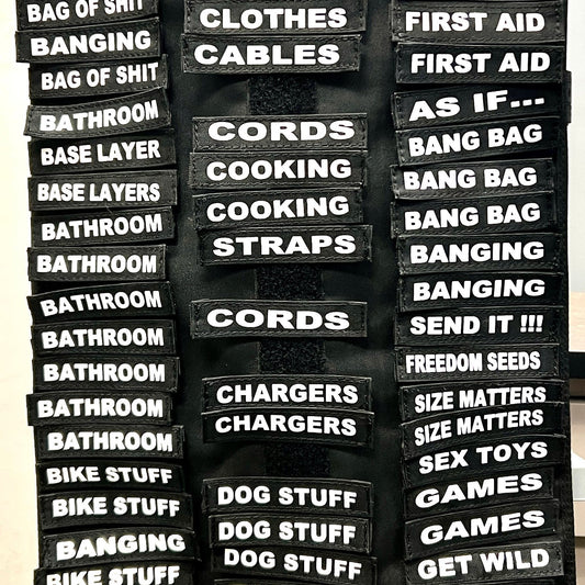 Custom Velcro Name Tags Overland Gear Guy