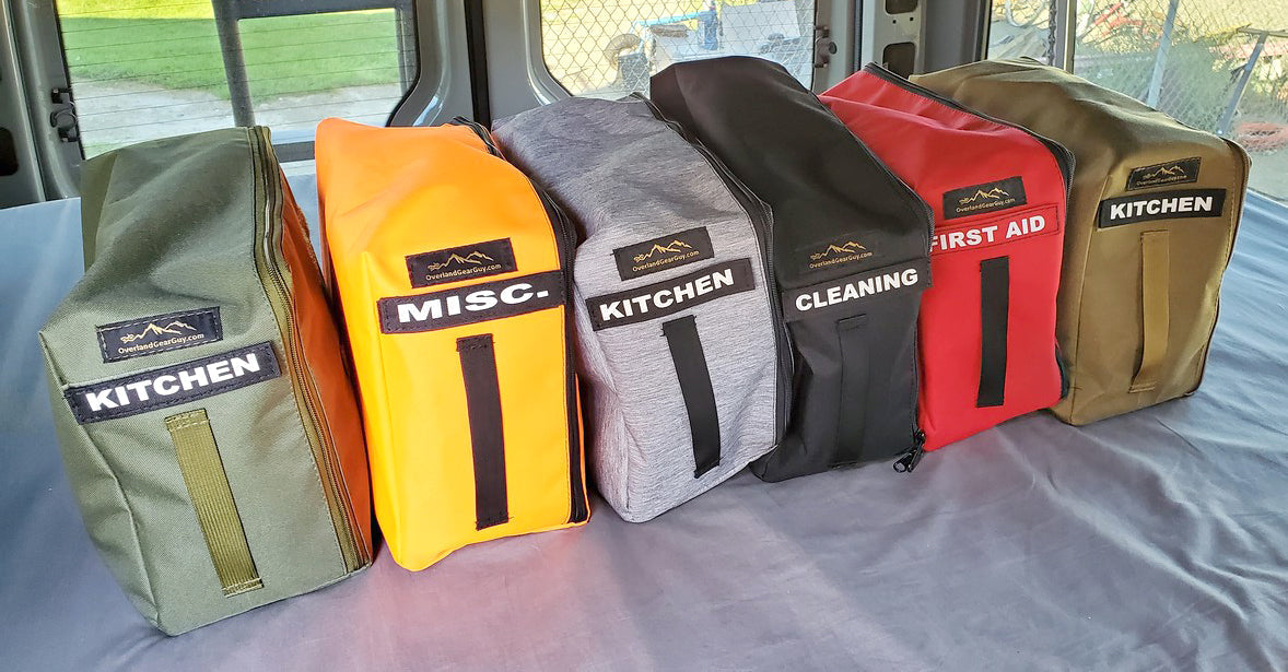 Overhead Cabinet Storage Divider Bags Overland Gear Guy