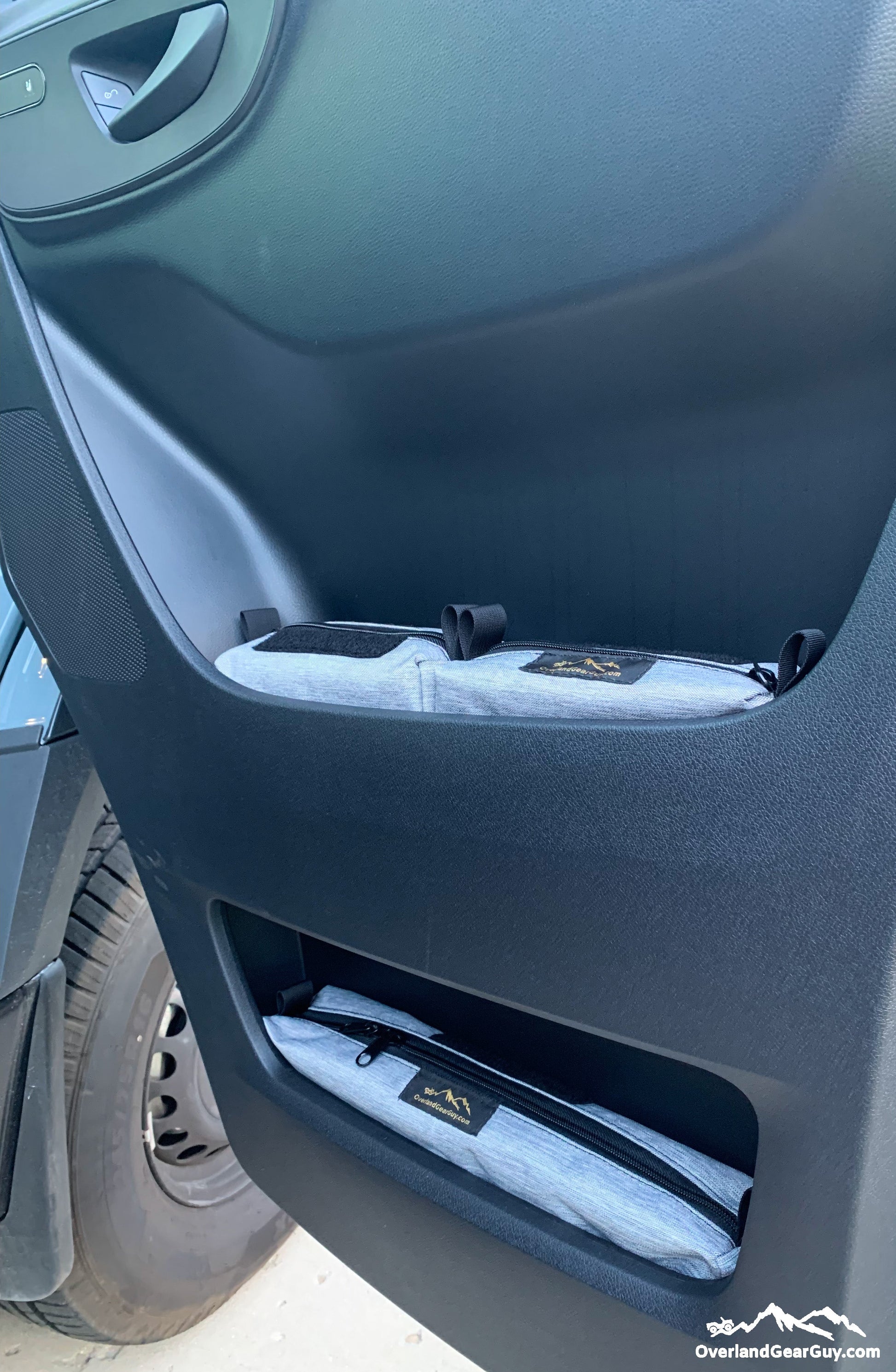 Sprinter Storage Cubby Pouches - Set - Sprinter Door Cubbies Overland Gear Guy