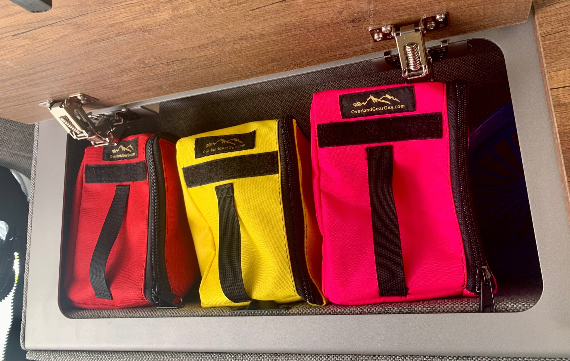 Storyteller Overhead Cabinet Storage Bags Overland Gear Guy