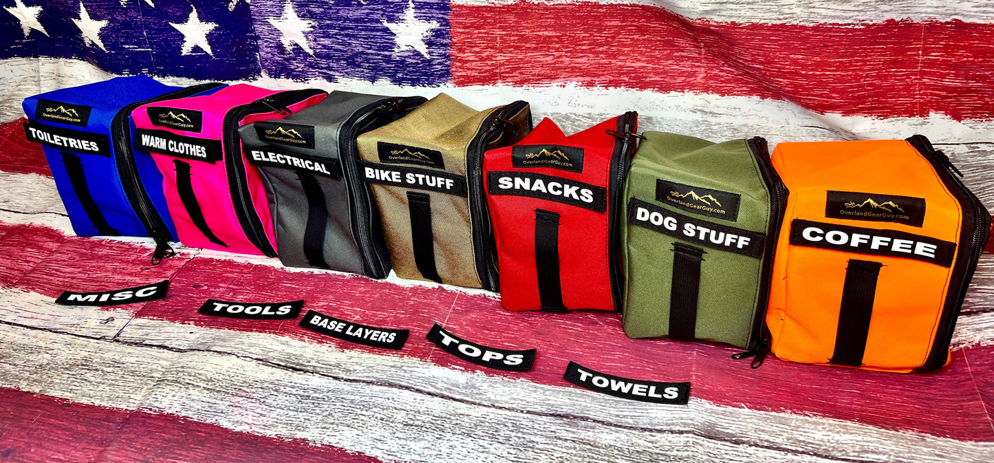 Storyteller Overhead Cabinet Storage Bags Overland Gear Guy