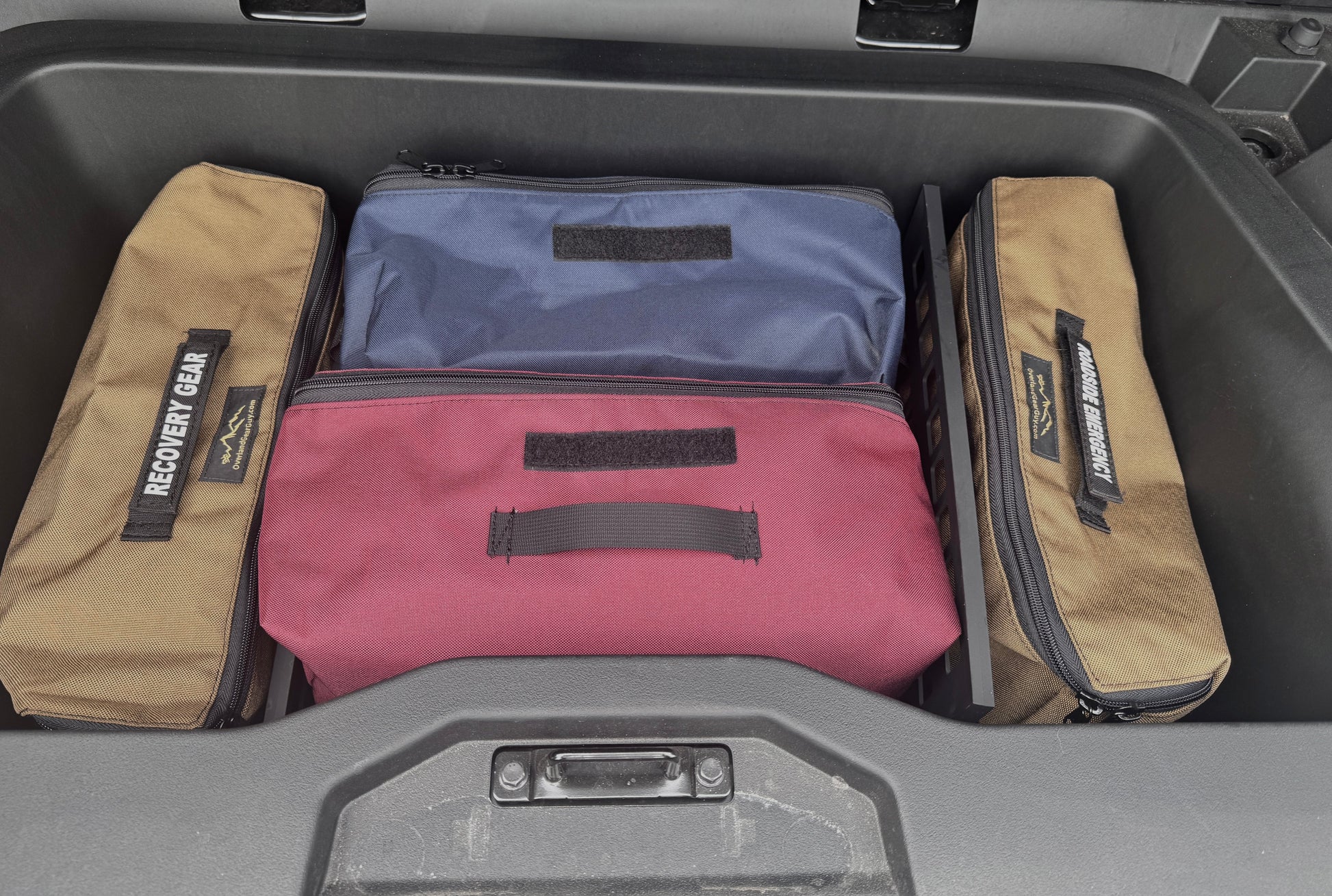 Cyber Truck Back Trunk Bags Overland Gear Guy