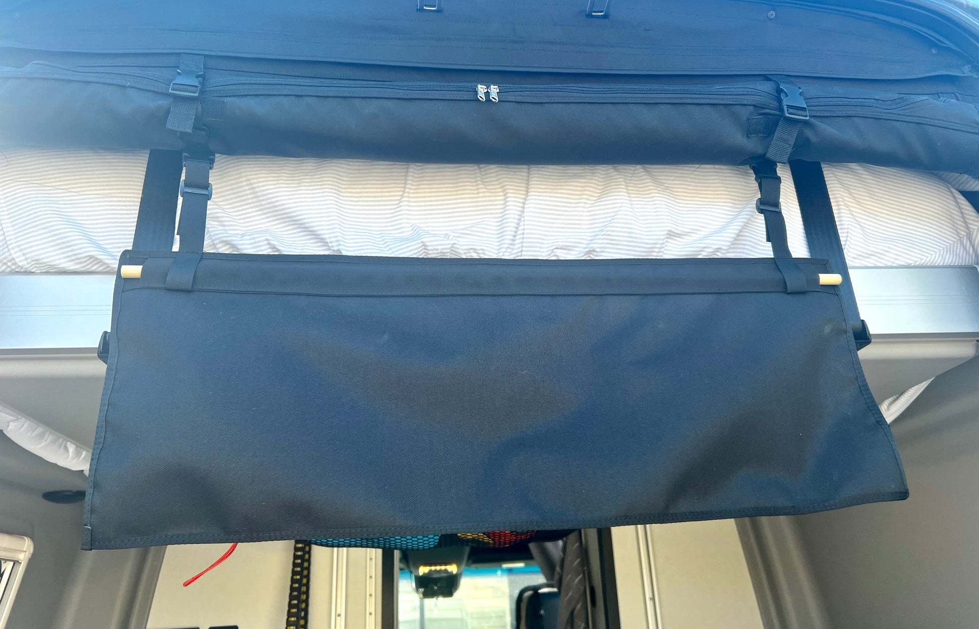 Revel Van Rear Storage Organizer with IPad pouch Overland Gear Guy