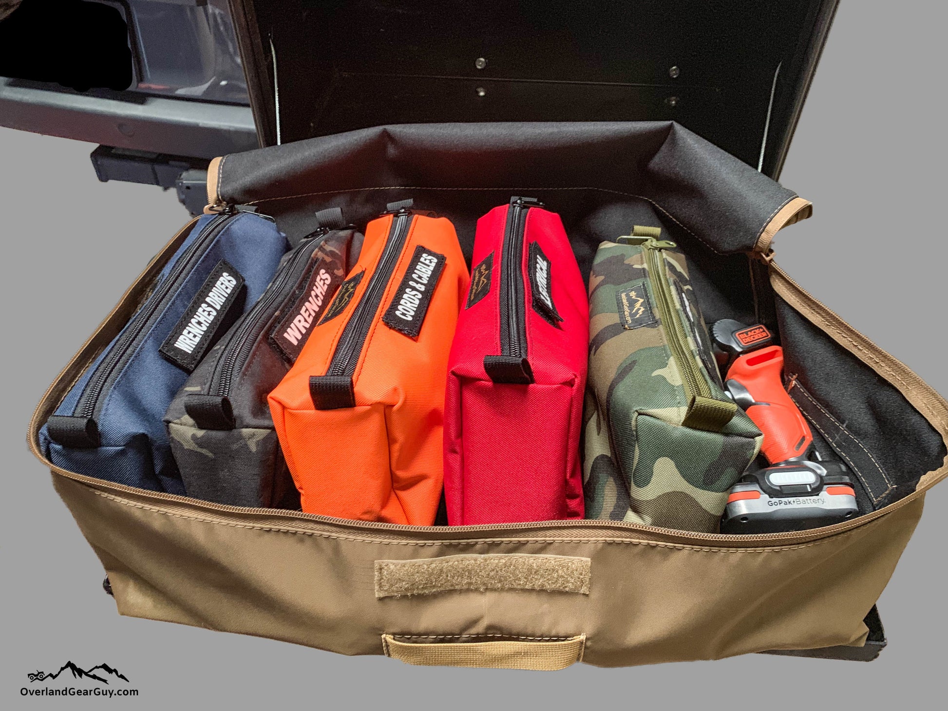 Van Gear Box Storage Bag (set of 3) Overland Gear Guy