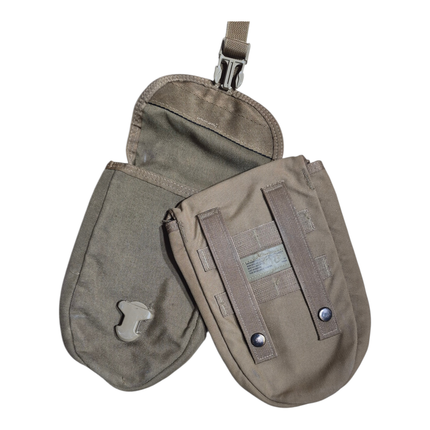 USMC Coyote Tan Entrenching Tool Carrier Pouch issued condition Fury28