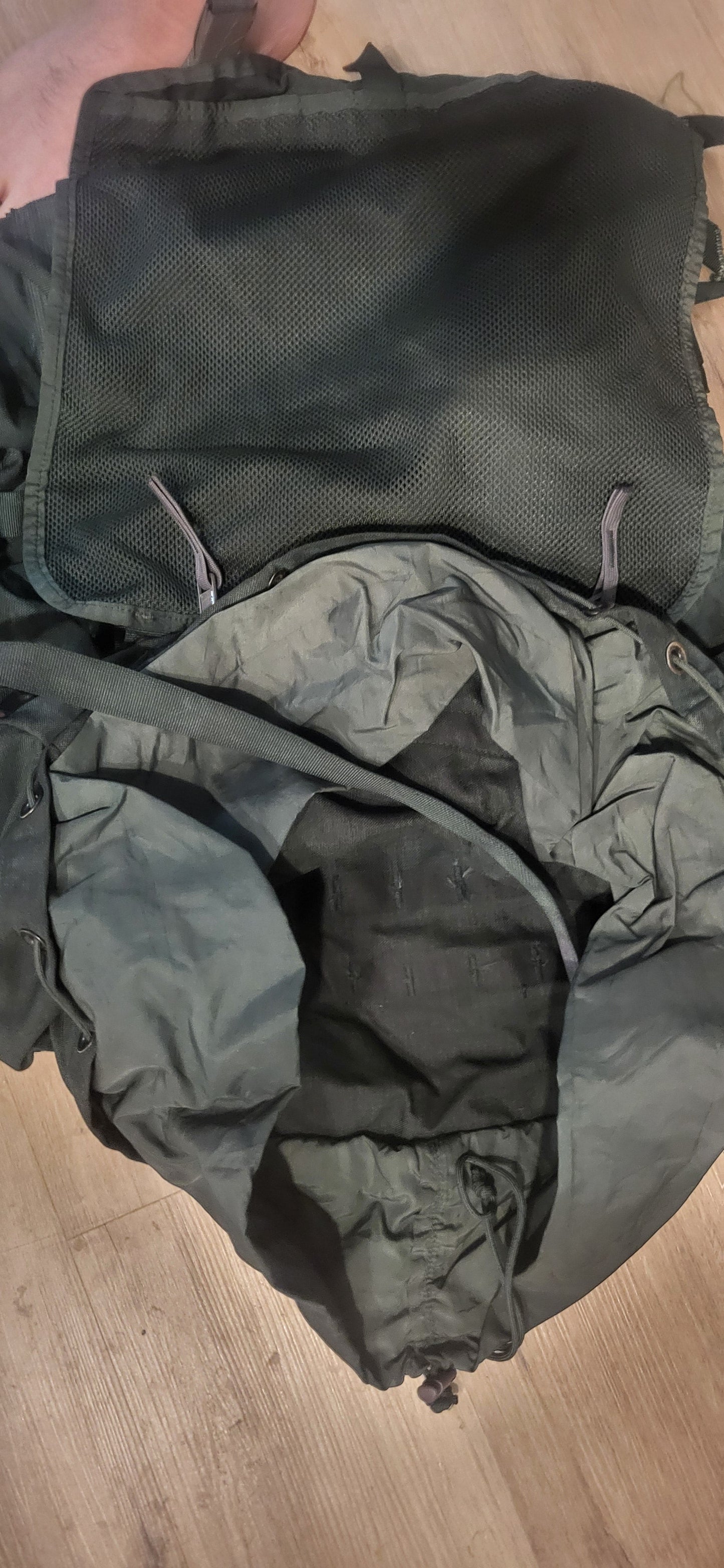Green dyed ACU Rucksack Bag Fury28