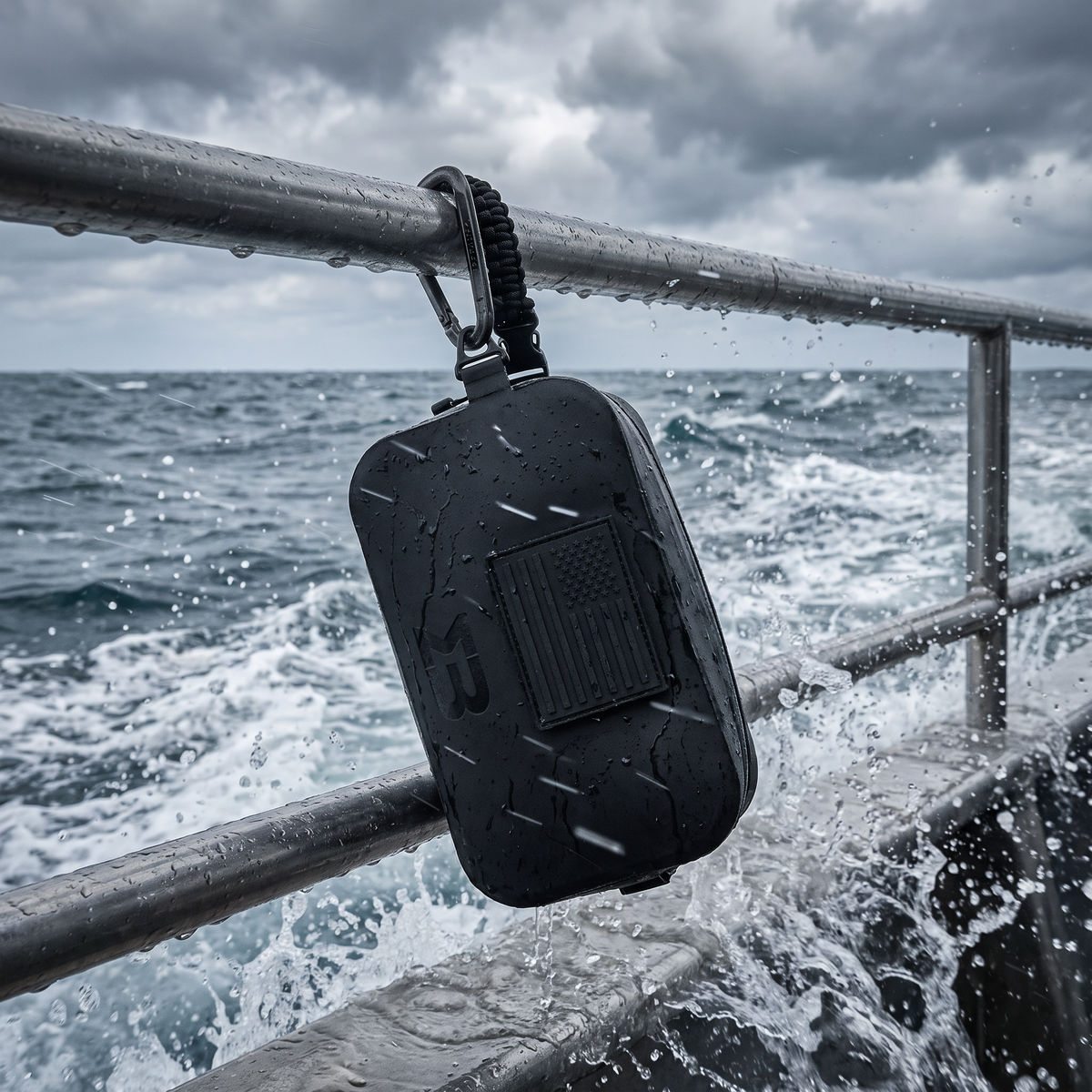 Waterproof Tactical Admin Pouch, IP67 Zipper Organizer for Electronics, Cables, Chargers, Travel Essentials and Everyday Carry SealBags